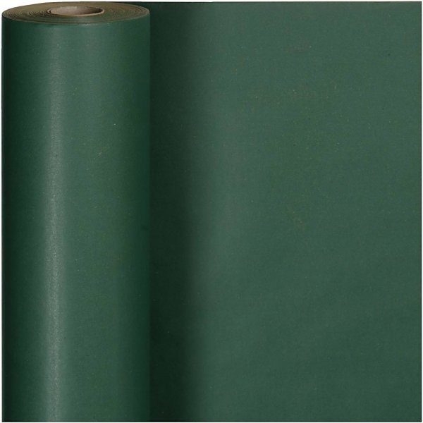 Presentpapper - grön - 100 m Presentpapper - grön - 100 m
