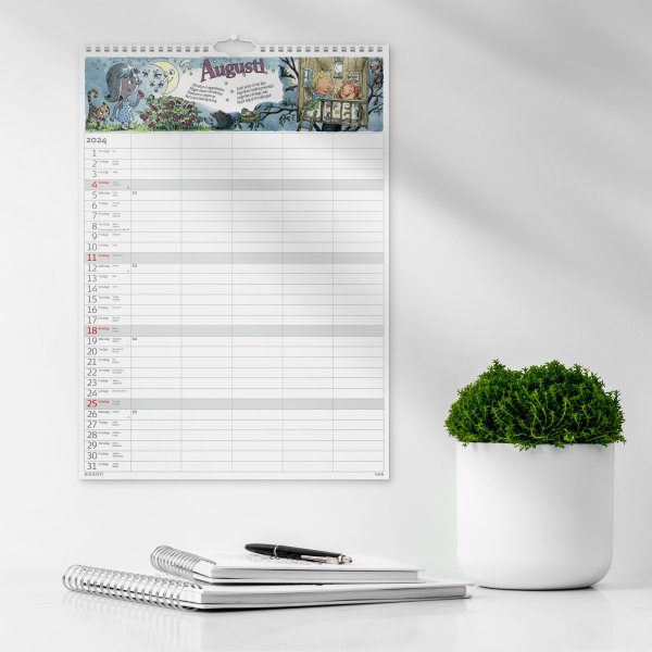 Familiekalender 24/25 - Klistremerker Familiekalender 24/25 - Klistremerker