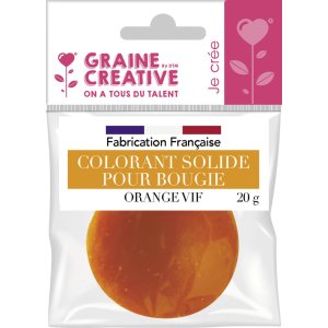 Fast färg för ljus 20 g - orange Fast färg för ljus 20 g - orange