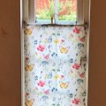 Kundebilde Voksduk sommerfugler og blomster