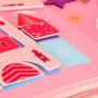 Sensorisk aktivitetsrygs�k prinsesse 28 x 25 cm lyser�d