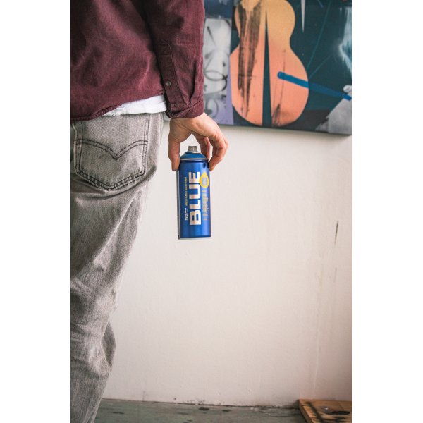 Montana BLUE sprayfärg 400 ml vattenbaserad Montana BLUE sprayfärg 400 ml vattenbaserad