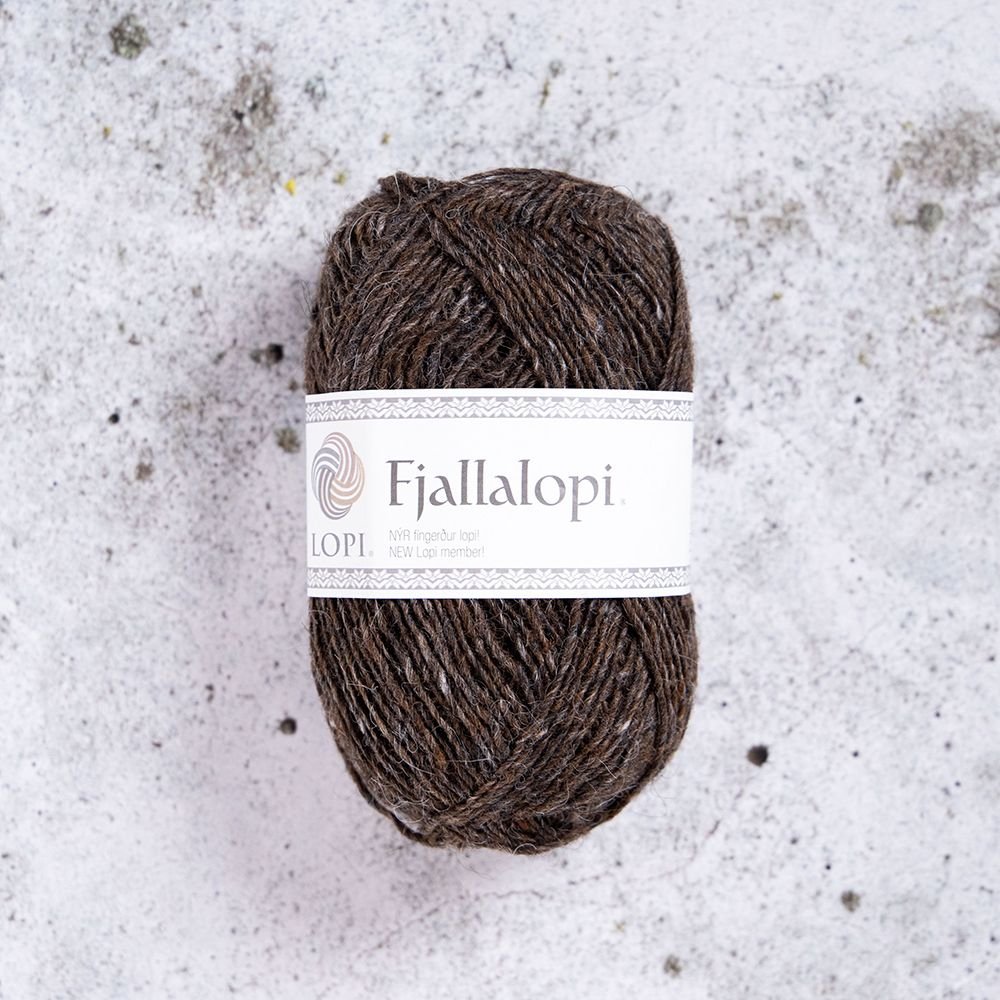 Bjerg Lop 50g Ramme - Järbo Fjallalopi, Uldgarn, Garn, Strikke, hækle, knytte og væve