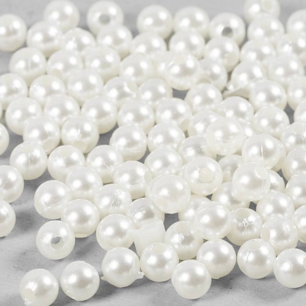 Vaxpärlor pärlemor 5 mm 110 st Vaxpärlor pärlemor 5 mm 110 st