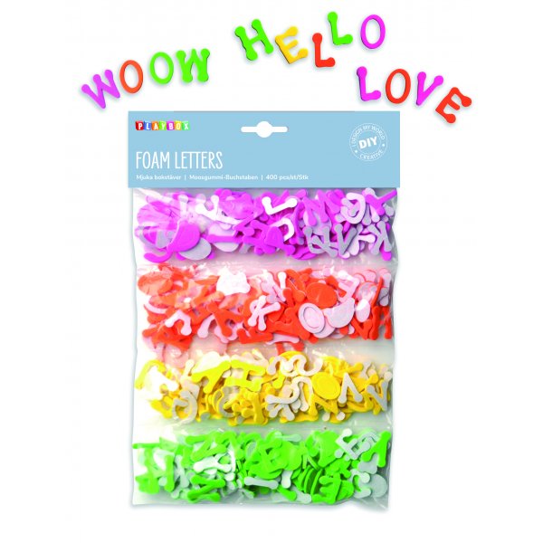 Mjuka bokst�ver 400 st