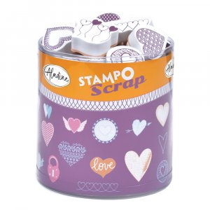 Stmplar Stampo 35+1 delar - Hjrtan