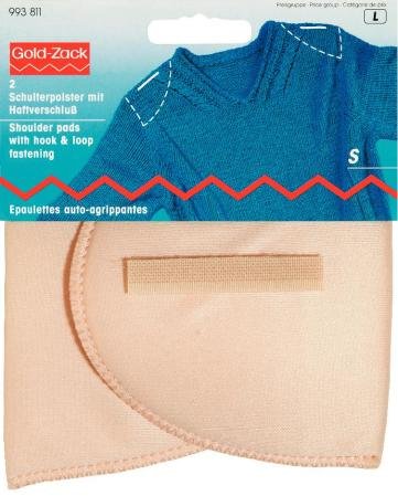 Axelvadd inlägg med fästanordning Beige S 2 st - Axelvaddar, Mellanläggsmaterial & backing, Sytillbehör & sybehör