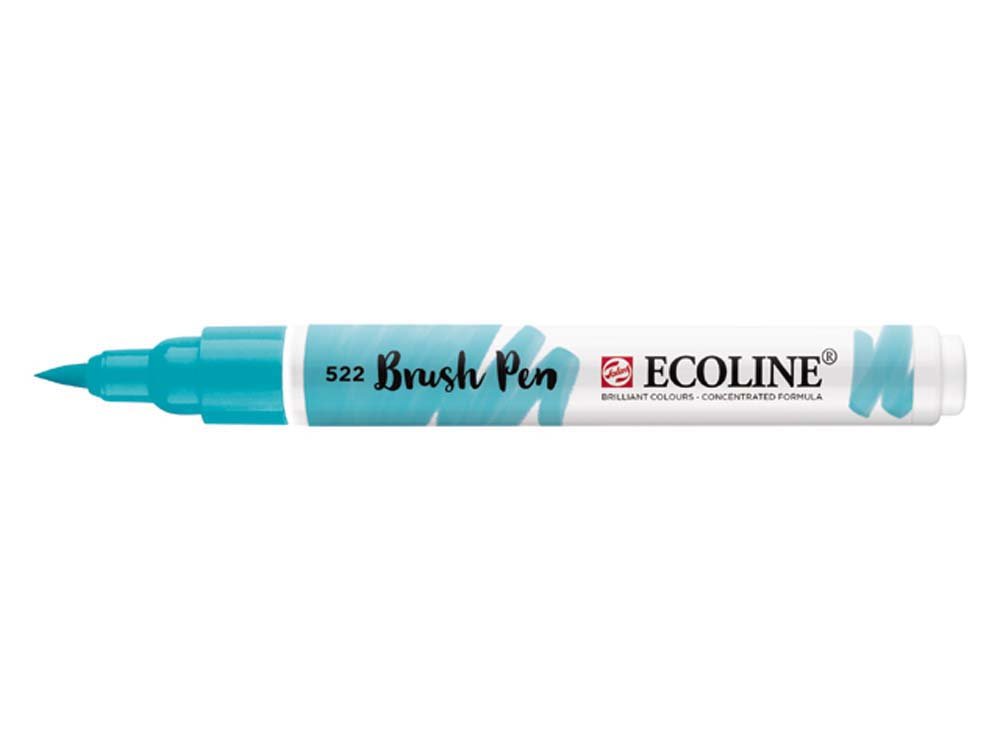 Ecoline børstepen - Turquoise Blue - Fiberpenne, Penne, Penne, kridt & tusch