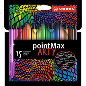 Fiberpennor PointMax Arty - 15-pack