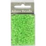 Rocaillepärlor matta 4 mm Grön 25 g Rocaillepärlor matta 4 mm Grön 25 g