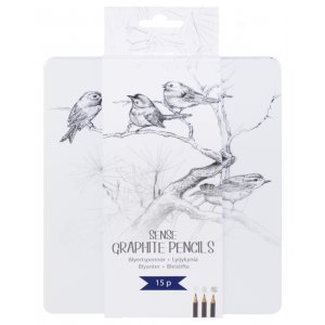 Skisseblyanter Sense - 15 penner