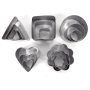 Metallutstickare, 15-pack i olika former och storlekar Metallutstickare, 15-pack i olika former och storlekar
