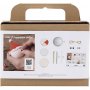 Mini DIY Kit Julgranskulor - Jultomte och ngel