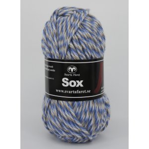 Sox 50g - jeansbl/lysebl/beige/ubleket (12)