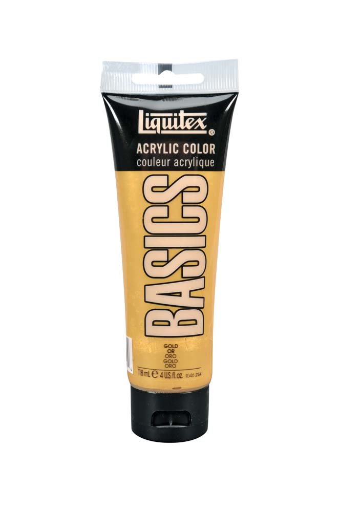 Akrylfärg Liquitex 118 ml - 234 Gold - Akrylfärger, Konstnärsfärger