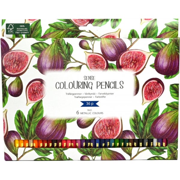 F�rgpennor Sense - 36 pennor