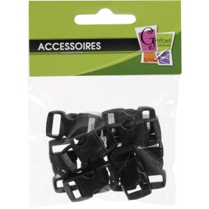 Plastklämmor svarta 10 mm, 10-pack Plastklämmor svarta 10 mm, 10-pack