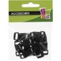 Plastklämmor svarta 10 mm, 10-pack Plastklämmor svarta 10 mm, 10-pack