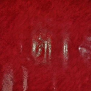 Vaxduk PVC enkelf�gad matt r�d 140 cm