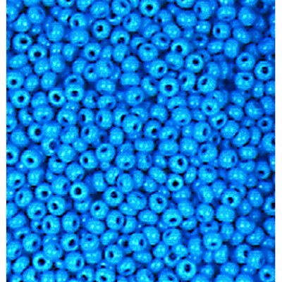 Rocaillespärlor ogenomskinliga - ljusblå