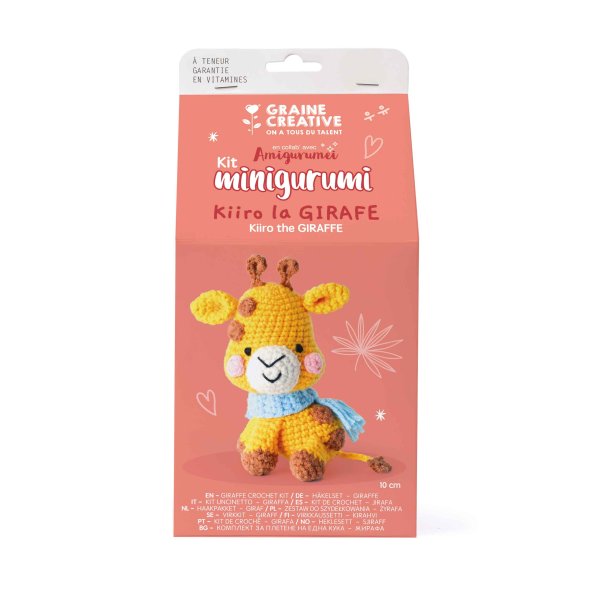 Virkkit Minigurumi - Giraff
