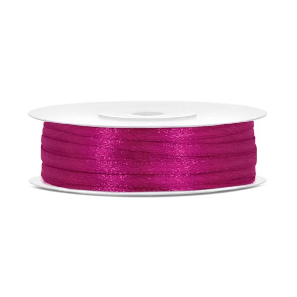 Satinband - Fuchsia - 25 meter