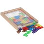 Logikspel stående blockpussel 24 x 18 cm - 42 delar Logikspel stående blockpussel 24 x 18 cm - 42 delar