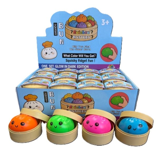 Mystery Squishy Dumpling Glow in the Dark 5,5 cm