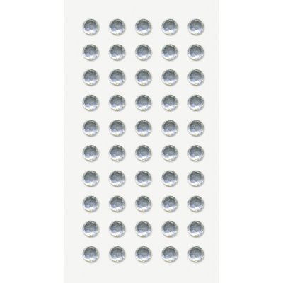 Stickers med strass - Cirklar - kristall