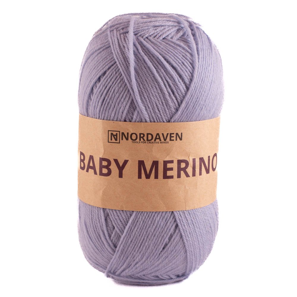 Nordaven Baby Merino - Grey Dawn - Nordaven Baby Merino, Ullgarn, Garn, Sticka & virka