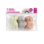 Garnpaket 3-pack 5 m - offwhite, ljusgrå, korall Garnpaket 3-pack 5 m - offwhite, ljusgrå, korall
