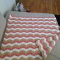 Kundbild Soft Cotton 50g - Gammelrosa: Virkat en babyfilt till min...