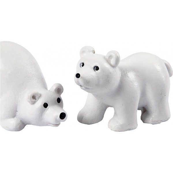 Minifigurer - vit - 2 st Minifigurer - vit - 2 st