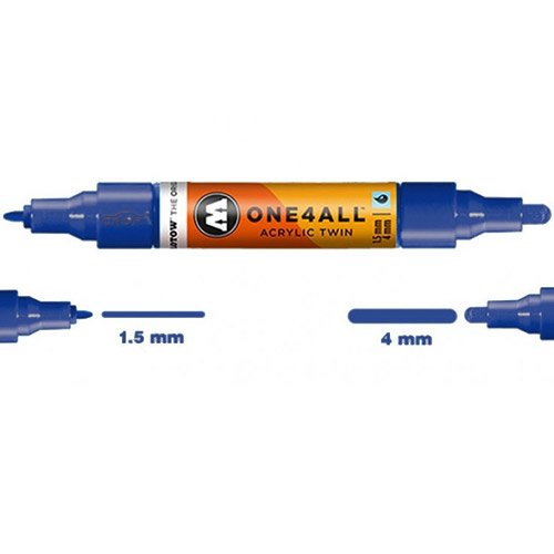 Akrylmarker One4All Twin 1,5 + 4mm Akrylmarker One4All Twin 1,5 + 4mm