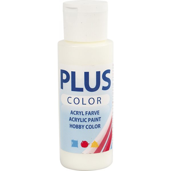Plus Color Hobbyfärg - råvit - 60 ml Plus Color Hobbyfärg - råvit - 60 ml