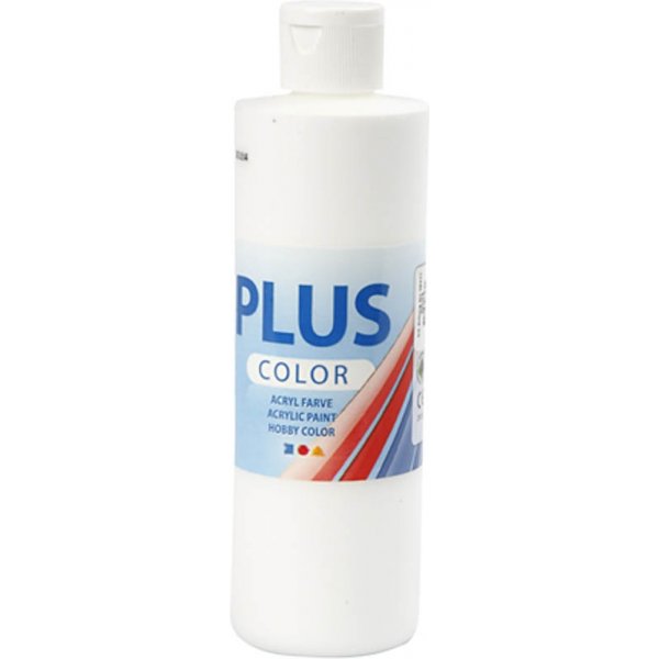 Plus Color Hobbyfärg - vit - 250 ml Plus Color Hobbyfärg - vit - 250 ml