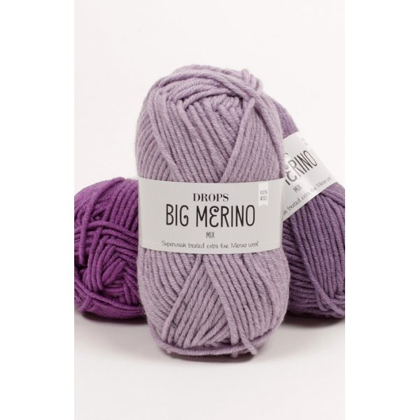 Drops Big Merino garn - 50g (ca 20 olika färgval) Drops Big Merino garn - 50g (ca 20 olika färgval)