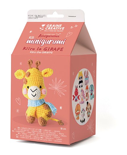 Virkkit Minigurumi - Giraff