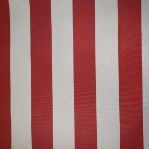 Vaxduk textil randig r�d 140 cm