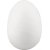 Styrofoam egg - hvit - H7 cm - 50 stk