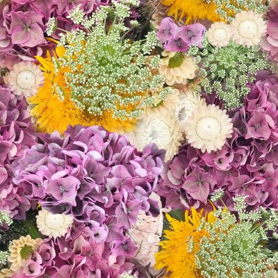 Mnstrad Trik 150 cm - Fyra Blommor
