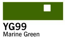 Copic Marker - YG99 - Marine Green - Tuschpenne, Penne, Penne, kridt & tusch
