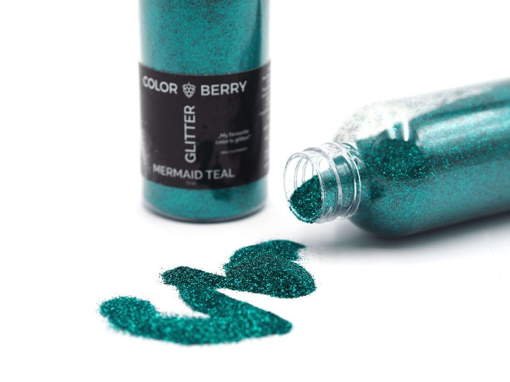 Glitter Dusty til harpiks - Mermaid Teal Fine - Harpiks, Støbning, Støbning, Hobbymateriale, Håndværk