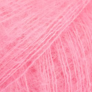 DROPS Kid-Silk Uni Colour garn 25g - Jordgubbsglass (62)