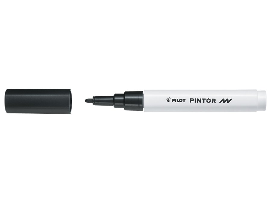Fiberpen Pilot Pintor - (Fin) - Sort - Fiberpenne, Penne, Penne, kridt & tusch
