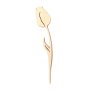 Set med plywoodblommor i trä, 10 st, 4 mm tjocka Set med plywoodblommor i trä, 10 st, 4 mm tjocka