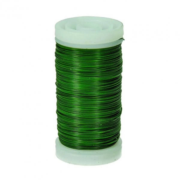 Blomstertr�d 0,35 mm - gr�n 100 g