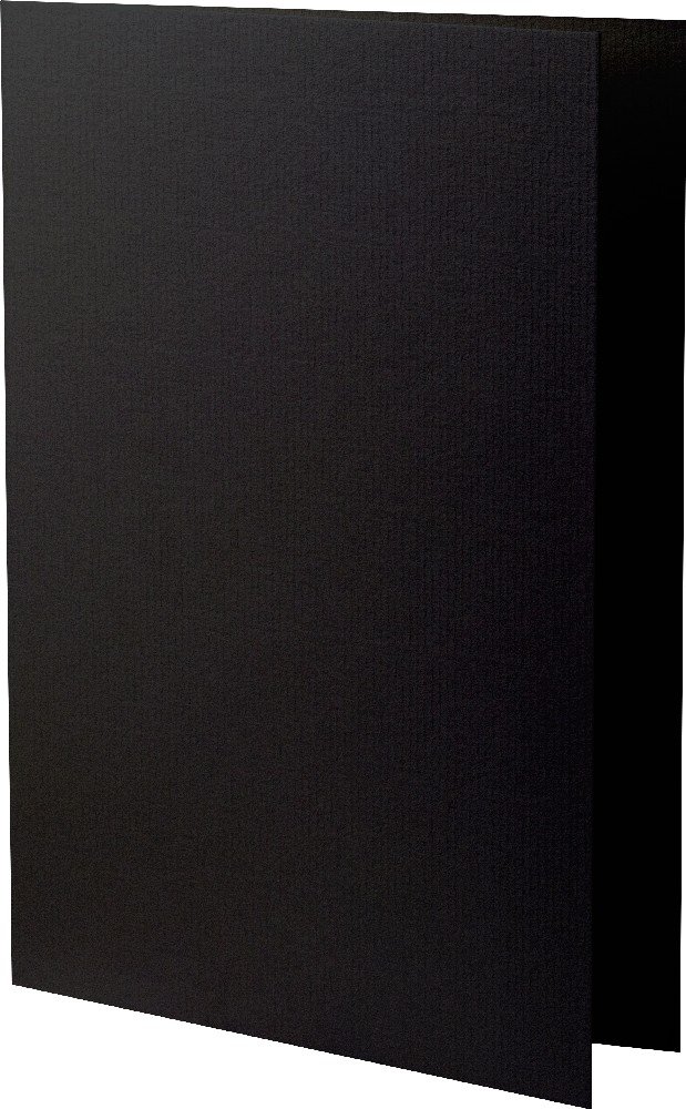Papperix A5 Kort Dobbelte - 5-pack - Sort - 148x210 mm (A5), Kort, Kort & kuvert, Scrapbooking, Håndværk