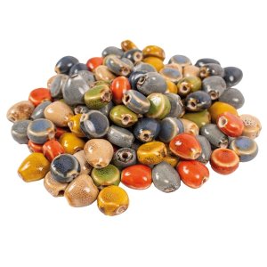 Keramikpärlor Ø 12 mm 100 st - 9 färger Keramikpärlor Ø 12 mm 100 st - 9 färger