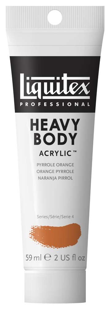 Akrylfärg Heavy Body Liquitex 59 ml - 323 Pyrrole Orange - Akrylfärger, Konstnärsfärger